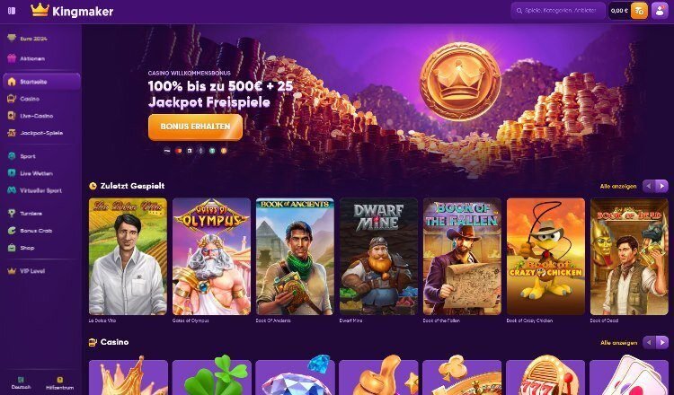 Best kingmaker casino deutschland in Germany